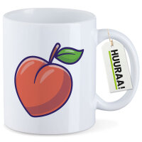 Kaffeetasse Pfirsich Comic 330ml
