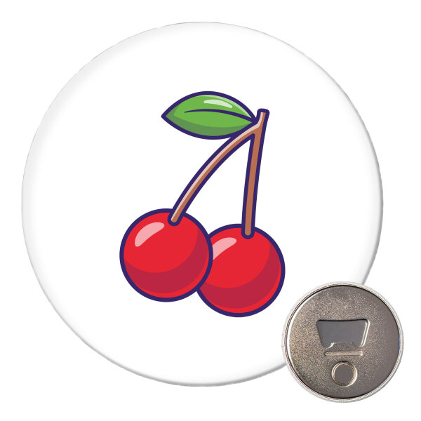 Magnet Kirsche Comic 59mm Kühlschrankmagnet