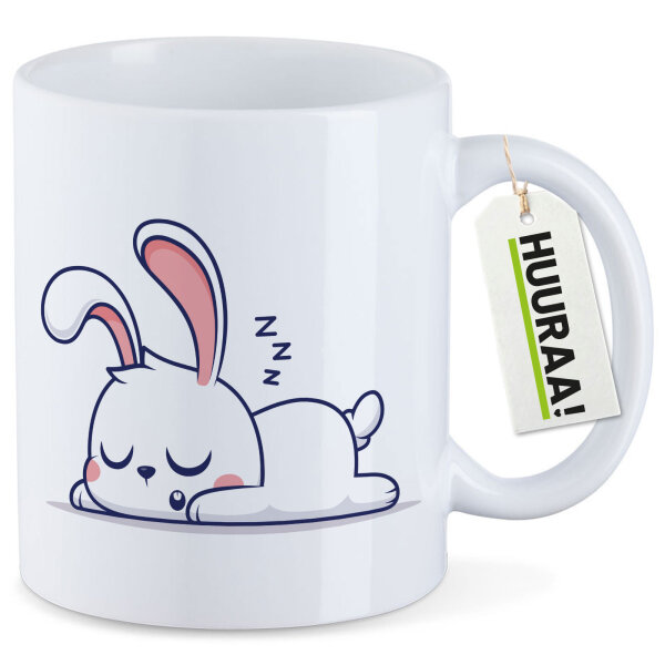 Kaffeetasse Hase Comic 330ml