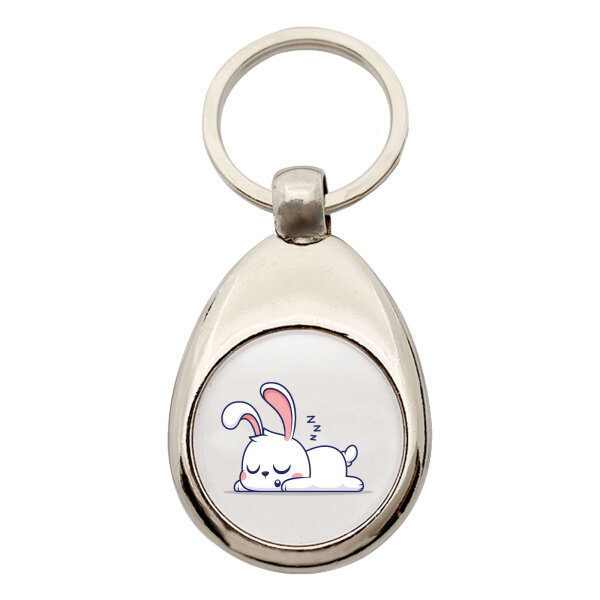 Schlüsselanhänger Hase Comic