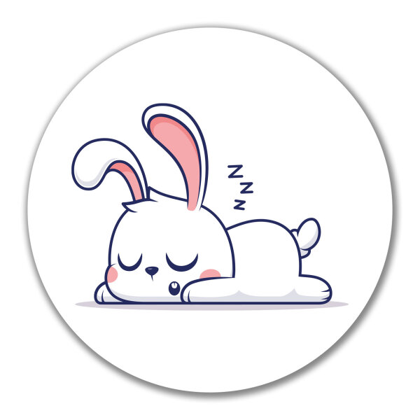Aufkleber Hase Comic 10cm