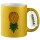 Glitzertasse Ananas Comic 330ml