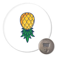 Magnet Ananas Comic 59mm Kühlschrankmagnet