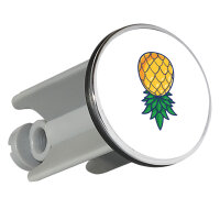 Waschbeckenstöpsel Ananas Comic 4cm