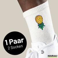 Unisex Socken Ananas Comic Baumwolle
