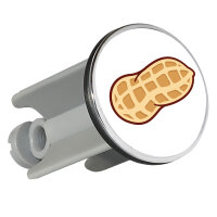 Waschbeckenstöpsel Erdnuss Comic 4cm