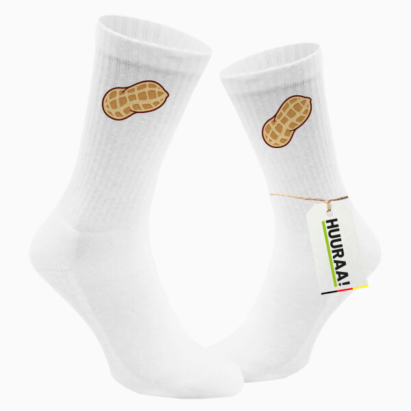Unisex Socken Erdnuss Comic Baumwolle
