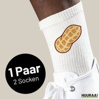 Unisex Socken Erdnuss Comic Baumwolle