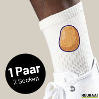 Unisex Socken Kartoffel Comic Baumwolle