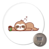 Magnet schlafendes Faultier Comic 59mm...