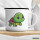 Emaille Tasse Baby Schildkröte Comic 300ml Vintage Emaille Becher