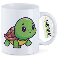 Kaffeetasse Baby Schildkröte Comic 330ml