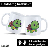 Kaffeetasse Baby Schildkröte Comic 330ml