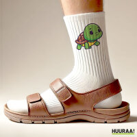 Unisex Socken Baby Schildkröte Comic Baumwolle