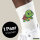 Unisex Socken Baby Schildkröte Comic Baumwolle