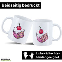 Kaffeetasse Kuchen Torte 330ml