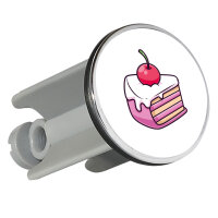 Waschbeckenstöpsel Kuchen Torte 4cm