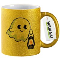 Glitzertasse Geist Comic 330ml
