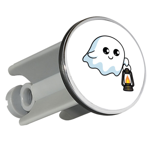 Waschbeckenstöpsel Geist Comic 4cm Abflussstopfen