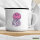 Emaille Tasse Qualle Comic 300ml Vintage