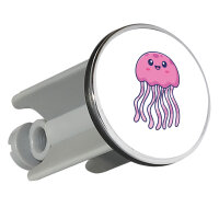 Waschbeckenstöpsel Qualle Comic 4cm