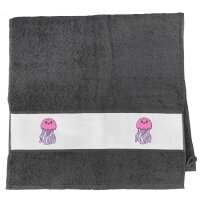 Handtuch Qualle Comic 50x100cm