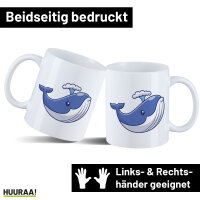 Kaffeetasse Blauwal Comic 330ml