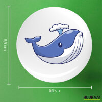 Button Blauwal Comic