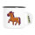 Emaille Tasse Pferd Comic 300ml Vintage Emaille Becher