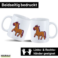 Kaffeetasse Pferd Comic 330ml