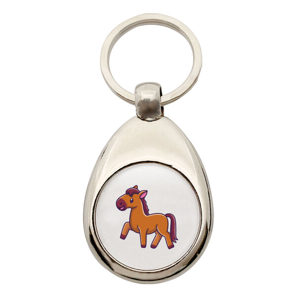 Schlüsselanhänger Pferd Comic