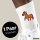 Unisex Socken Pferd Comic Größe 37/46 White Motiv Tennissocken