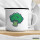 Emaille Tasse Brokkoli Comic 300ml Vintage
