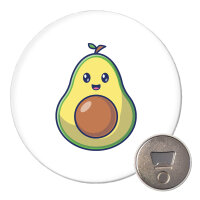 Magnet Avocado Comic 59mm Kühlschrankmagnet