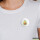 Button Avocado Comic rund