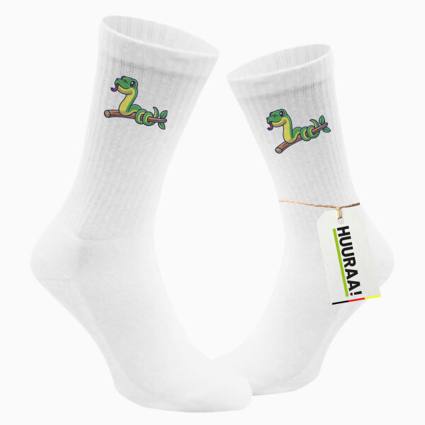 Unisex Socken Schlange Comic Baumwolle