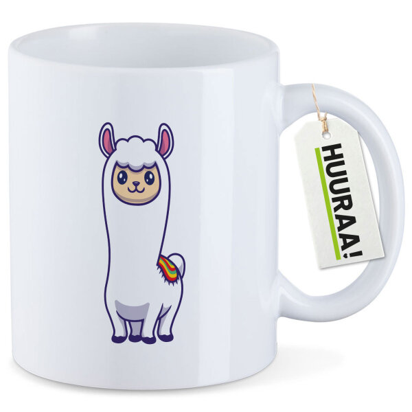 Kaffeetasse Lama Comic 330ml