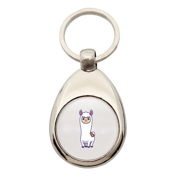Schlüsselanhänger Lama Comic