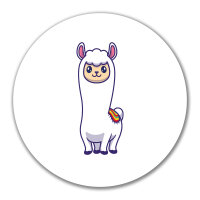 Aufkleber Lama Comic 10cm