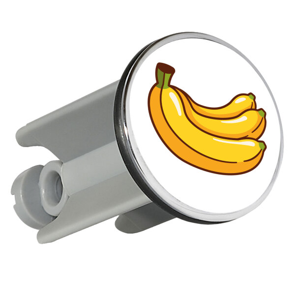 Waschbeckenstöpsel Banane Comic 4cm