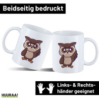 Kaffeetasse Eule Comic 330ml