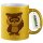 Glitzertasse Eule Comic 330ml