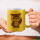 Glitzertasse Eule Comic 330ml