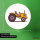 Aufkleber Traktor Trecker 10cm rund