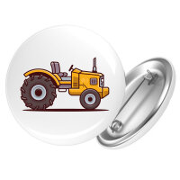 Button Traktor Trecker rund