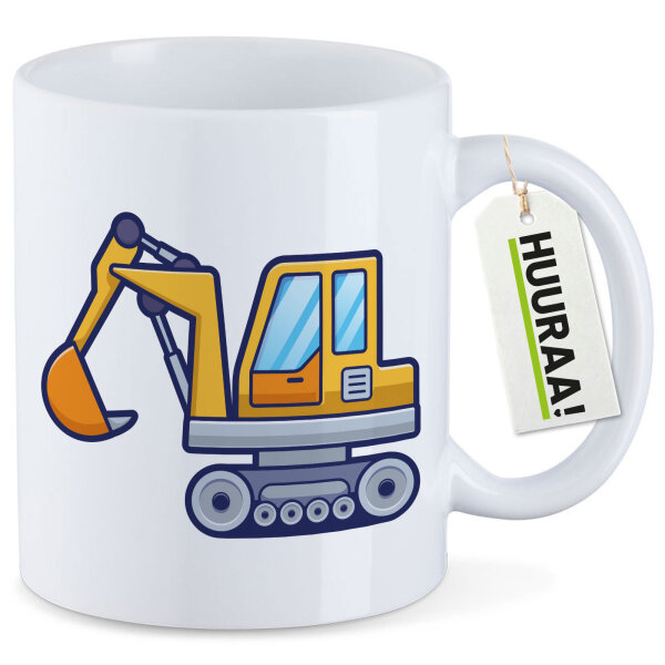 Kaffeetasse Bagger Comic 330ml