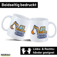 Kaffeetasse Bagger Comic 330ml