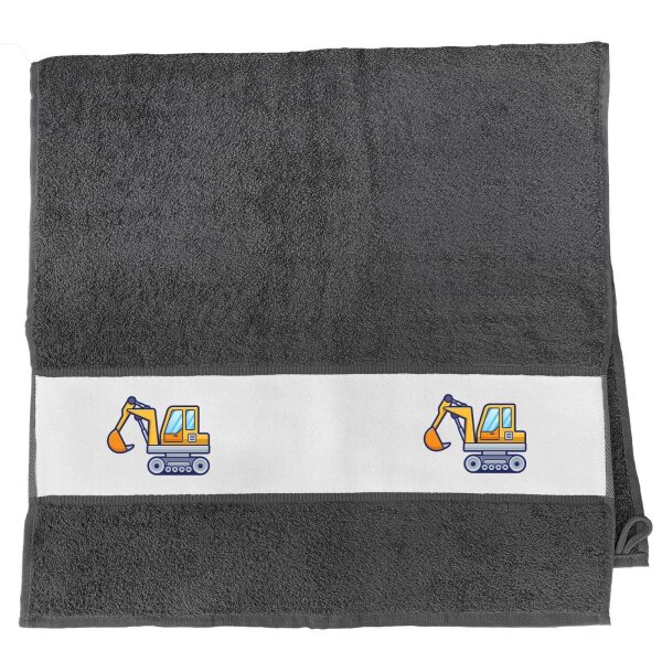 Handtuch Bagger Comic 50x100cm