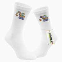 Unisex Socken Bagger Comic Größe 37/46 White...