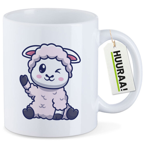 Kaffeetasse Lamm Baby Schaf 330ml